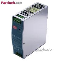 منبع تغذیه ریلی تک فاز 12 ولت 10 آمپر مینول MEAN WELL مدل EDR-120-12 ا Switch Mode Power Supply DIN Rail MEAN WELL EDR 12V 10A 120W Model: EDR-120-12