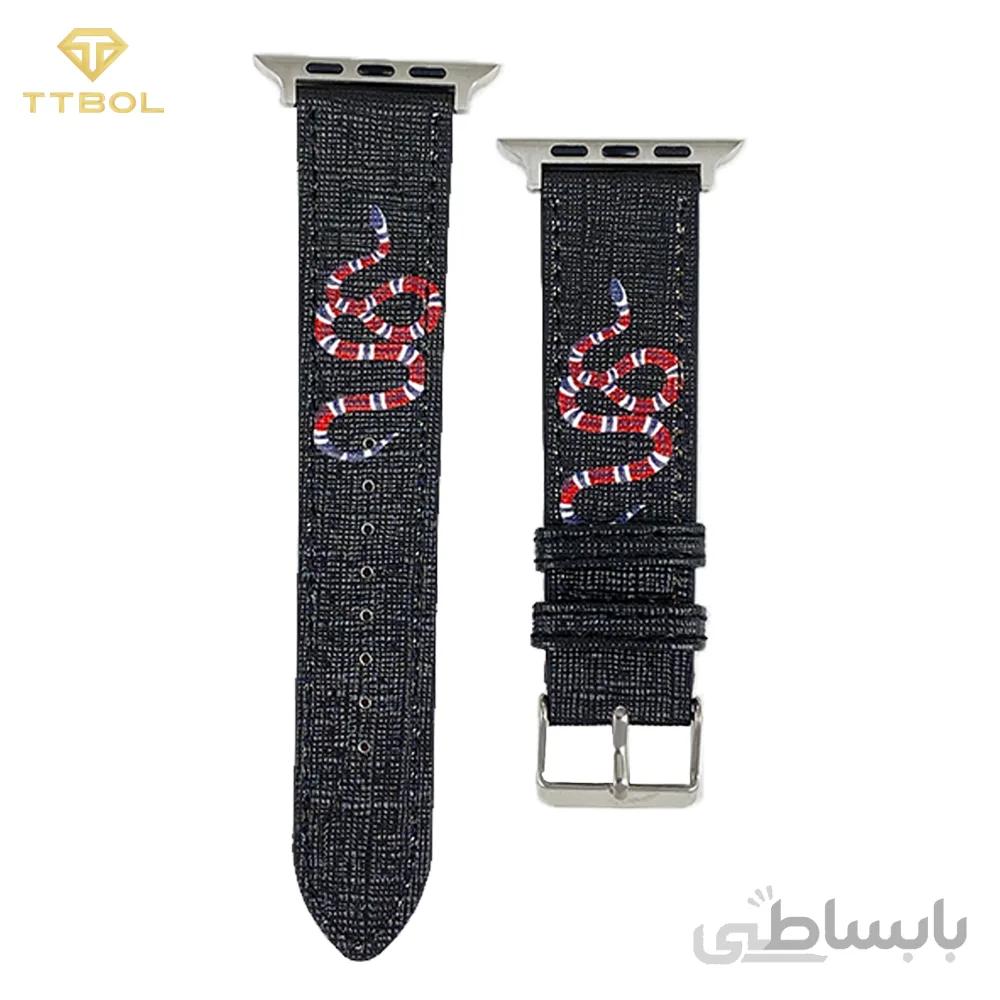 بند چرمی گوچی GUCCI اپل واچ 49