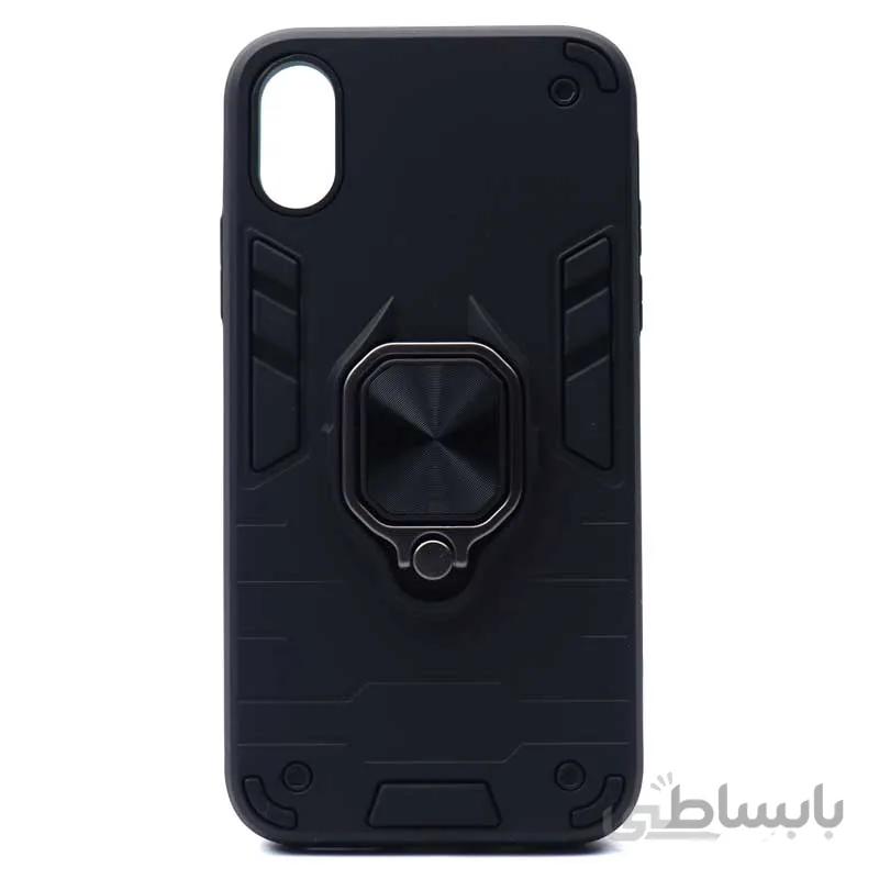 قاب ضد ضربه هولدر دار بتمن iPhone X/XS مشکی ا Anti-shock Batman case For iPhone X/XS