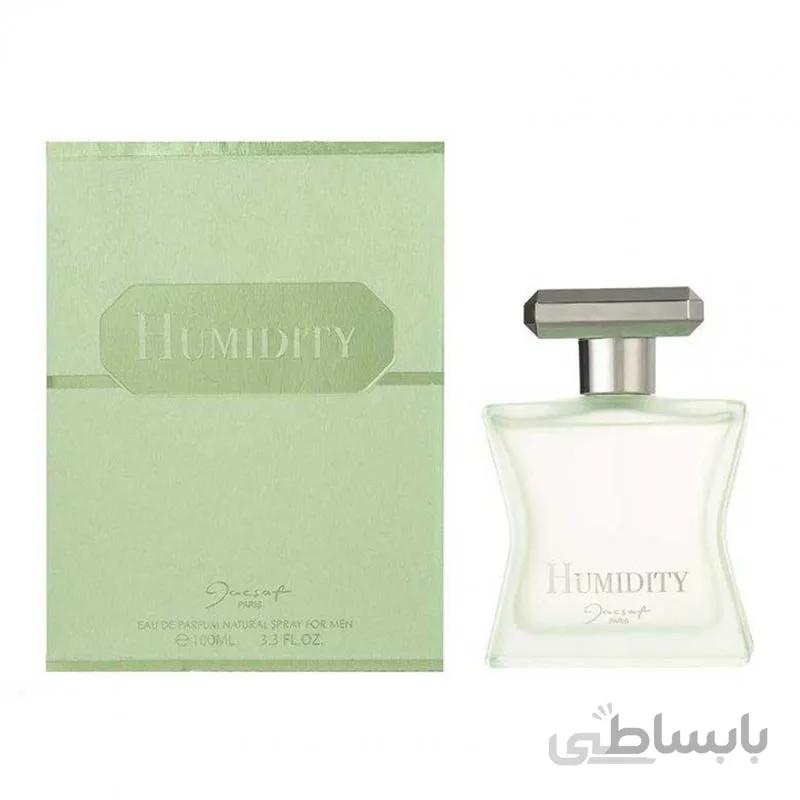 عطر مردانه ژک ساف مدل Humidity حجم 100 میلی لیتر ا Jacsaf Humidity Eau De Parfum For Men 100 ml