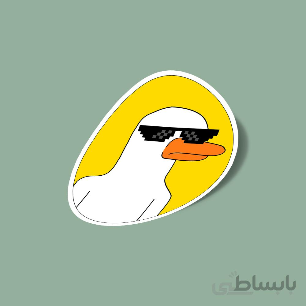 استیکر اردک گنگ fun2