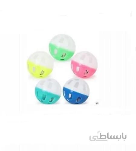 توپ بازی گربه زنگوله دار آبی