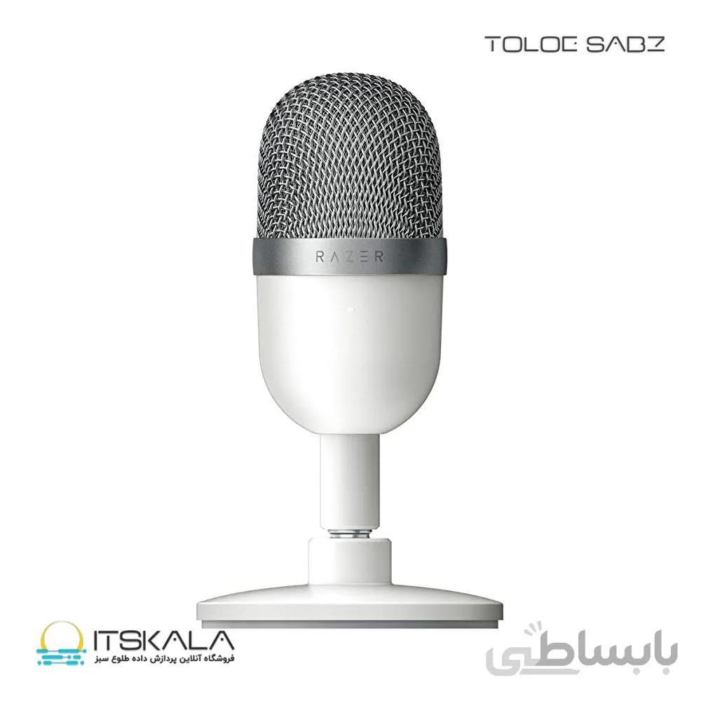میکروفون ریزر Seiren Mini Mercury ا Razer Seiren Mini 16 bit 48 kHz Microphone Mercury