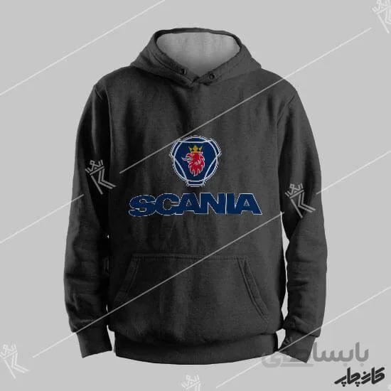 سویشرت نخ پنبه طرح نشانه اسکانیا Scania