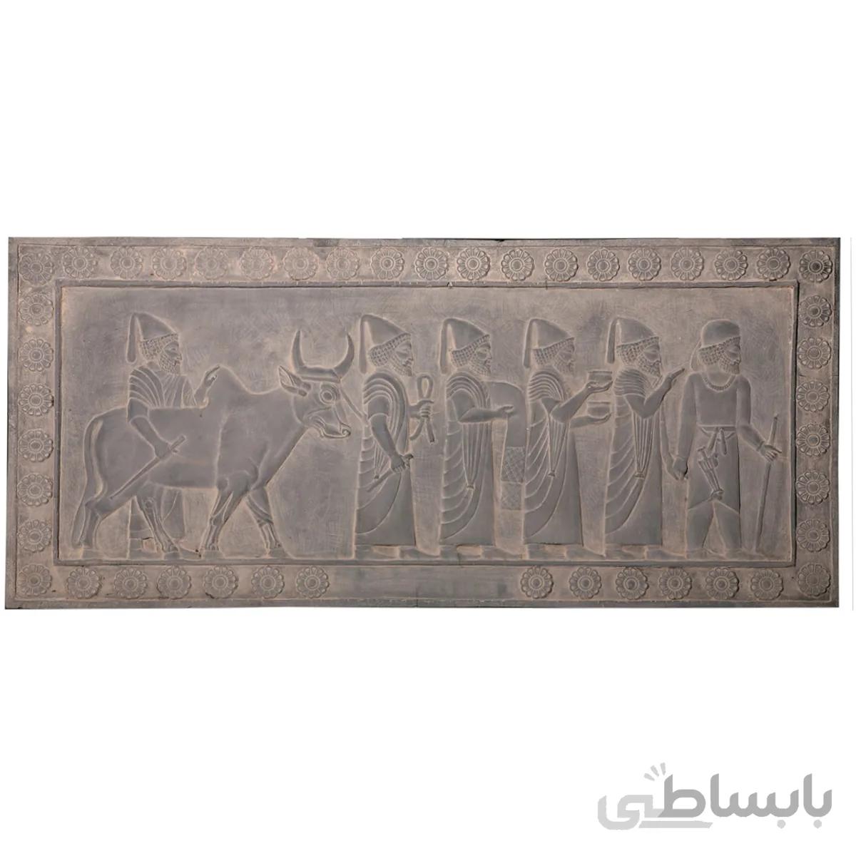 کتیبه هدیه اور بابلی با گل لوتوس کد FG310