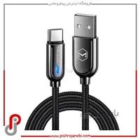 کابل شارژ سریع تایپ سی مک دودو Mcdodo مدل CA-6191 توان 65W طول 1.5متر ا Mcdodo 5A Super Charge Type-C Auto Power Off Data Cable CA-6191