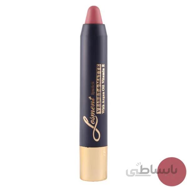 رژلب مدادی مات لوسمنت حاوی روغن آرگان شماره L601 ا Losment Matt Chubby Lip Stick with Argan oil L601