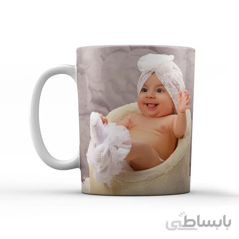 لیوان سرامیکی با طرح چاپی دلخواه