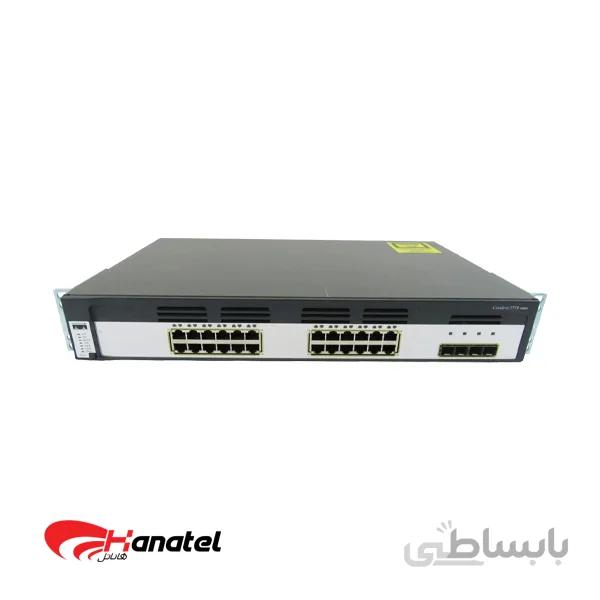 Switch Cisco Catalyst 24-Port 10/100/1000 3750X-24T-S ا سوییچ 24 پورت سیسکو کاتالیست 3750X-24T-S
