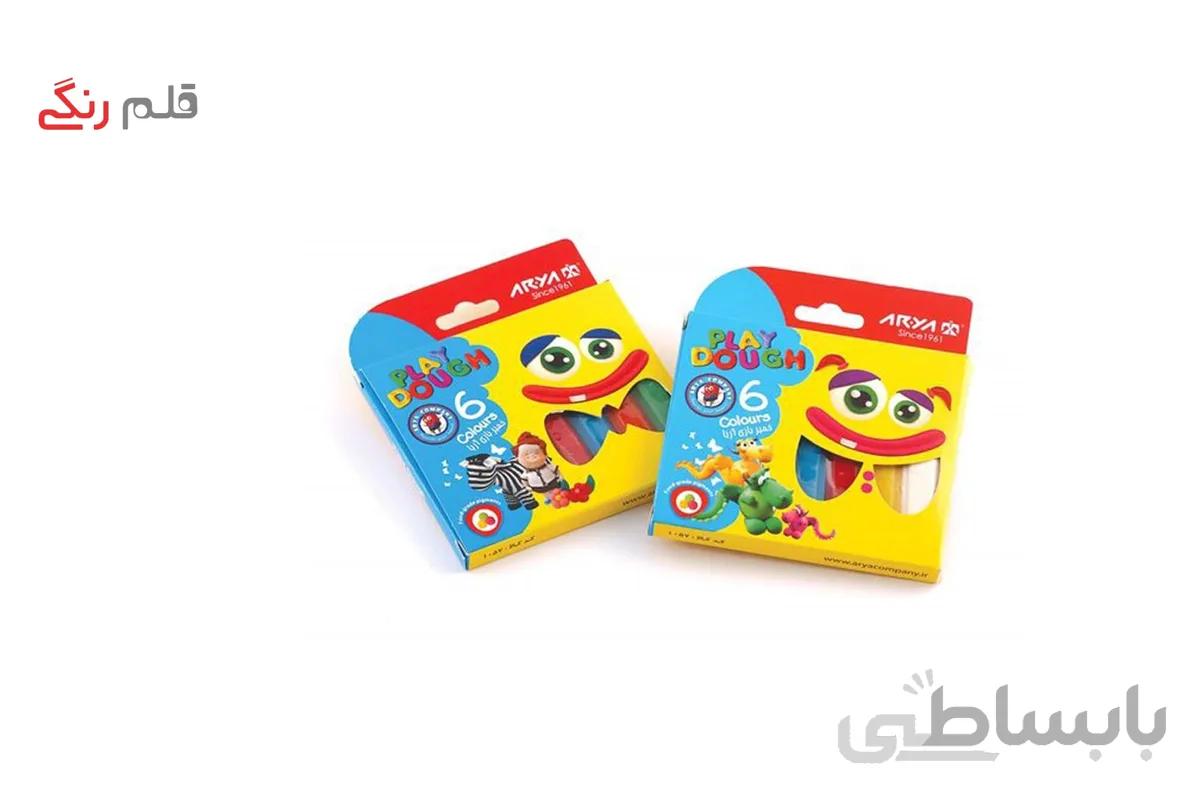 خمیربازی 6 رنگ آریا مدل 1057