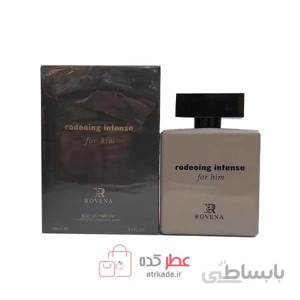 عطر ادکلن روونا Rovena Rodeoing Intense for Him حجم 100 میل ( نارسیس مشکی مردانه )