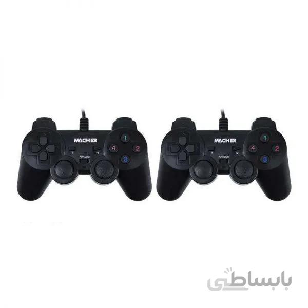 دسته بازی مچر مدل MR-58 بسته 2 عددی ا MACHER MR-58 Gamepad کد 270686