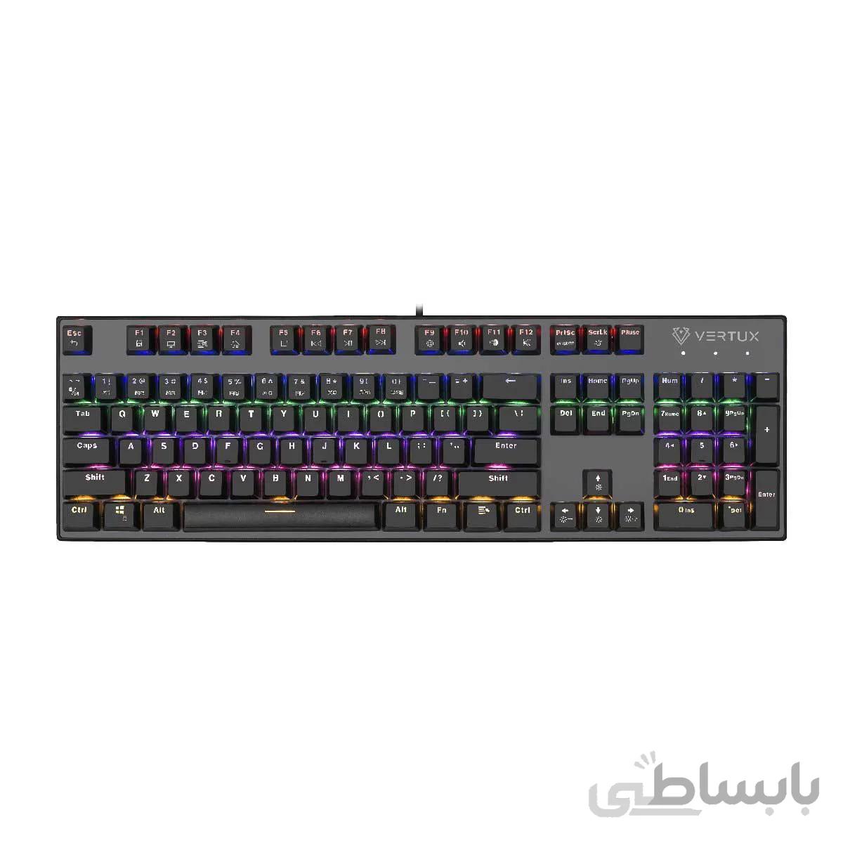 کیبورد گیمینگ Vertux مدل Tactical