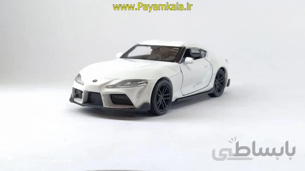 ماشین فلزی تویوتا سوپرا (TOYOTA SUPRA BY WELLY) سفید