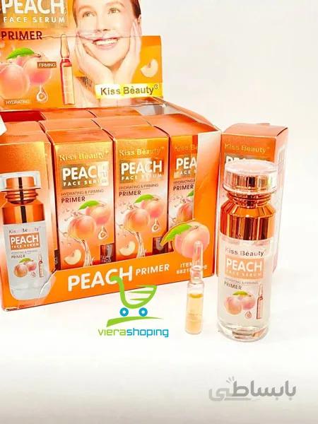 سرم پرایمر ژله ای صورت هلو کیزبیوتی kiss beauty