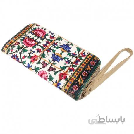 کیف پول بند دار مخمل لوتوس