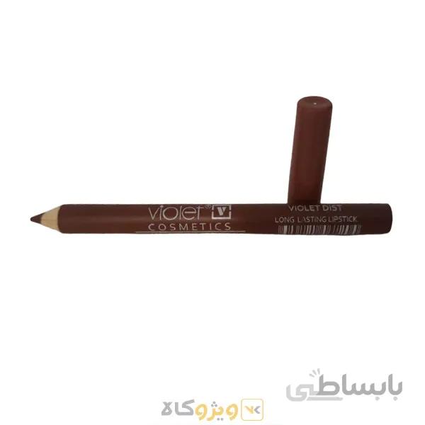 رژ لب مدادی 24 ساعته ویولت قهوه ای تیره
