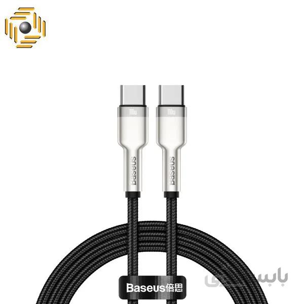 کابل تبدیل Type C به USB-C باسئوس مدل CATJK-C01 طول 1 متر