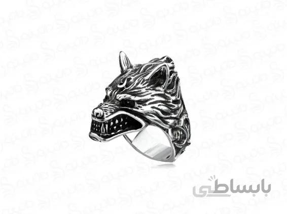 انگشتر مردانه طرح شاه گرگ 12474