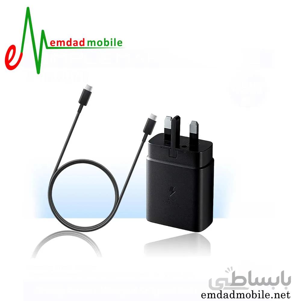 شارژر کابل شارژ و اداپتور فست شارژ تایپ سی اصلی سامسونگ Galaxy S20