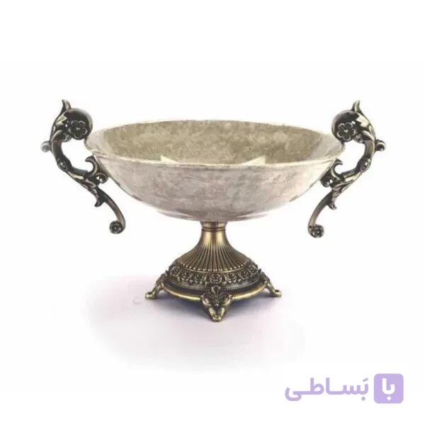 کاسه پایه دار گرد بزرگ