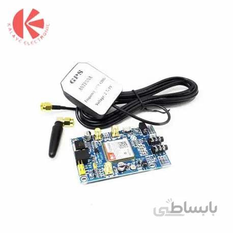 ماژول بورد SIM808 به همراه آنتن