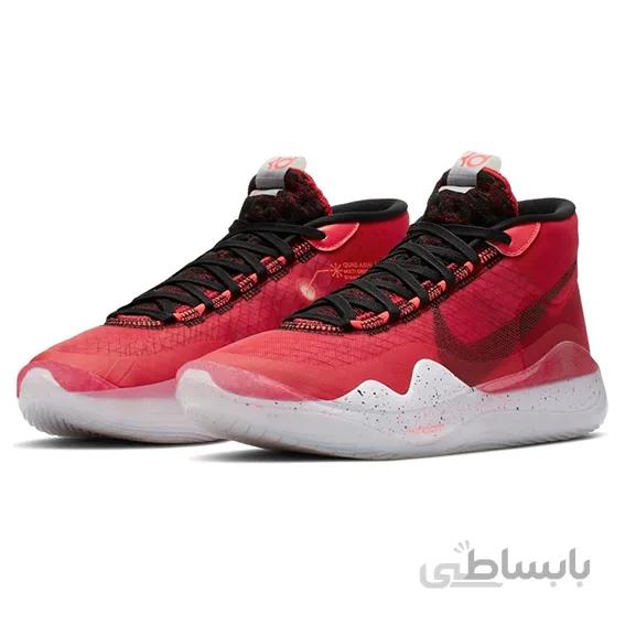 کفش بسکتبال نایک مدل KD 12 – قرمز/سفید