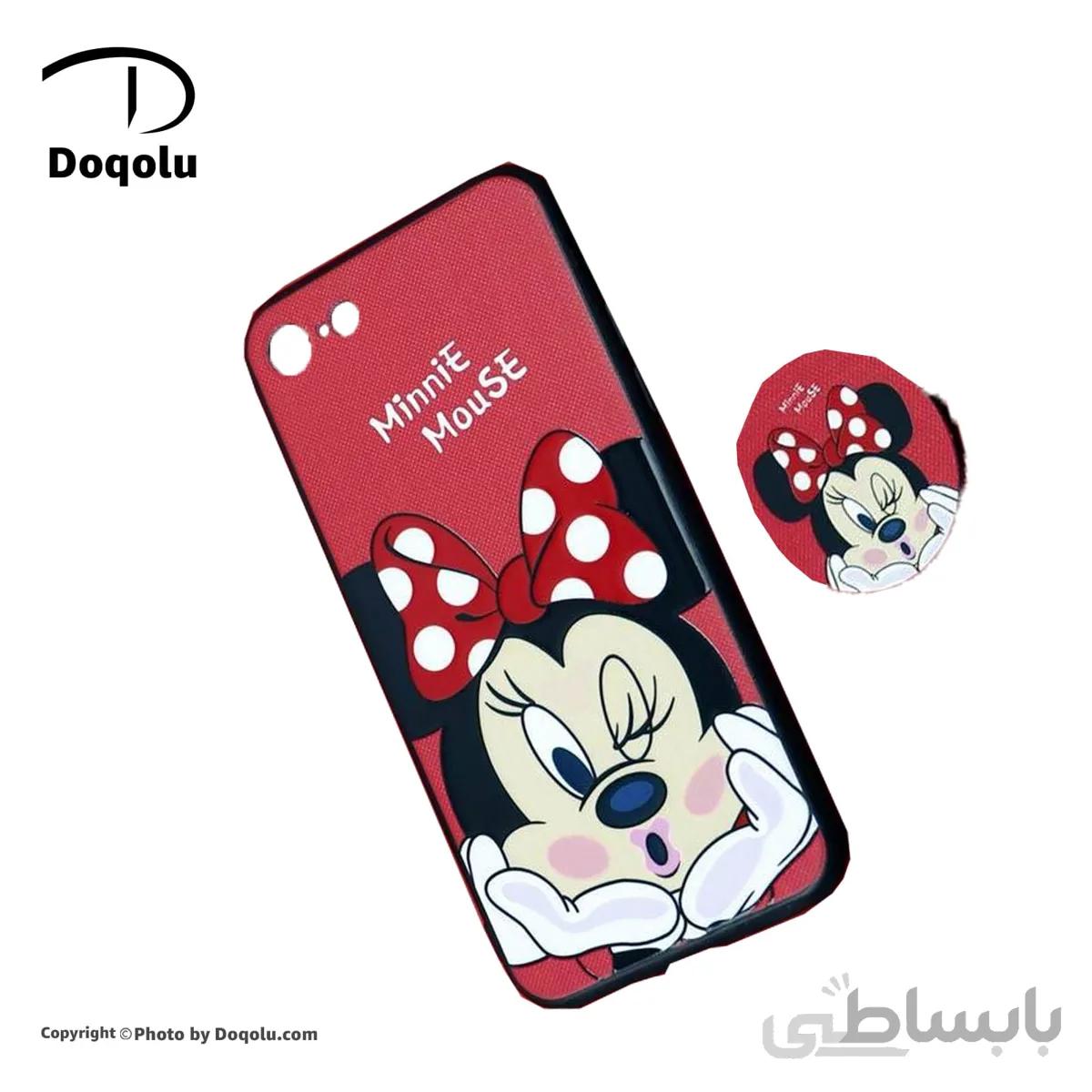 قاب محافظ فانتزی برجسته پاپ سوکت دار اپل ایفون8 iPhone طرح میکی موس