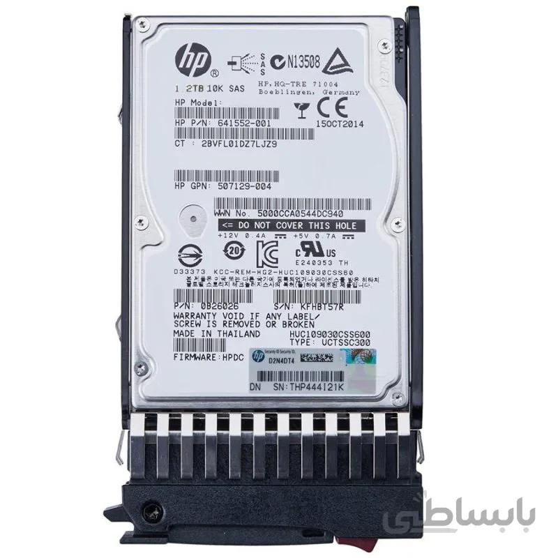 هارد دیسک اینترنال اچ پی مدل 600GB 12G SAS 15K SC ENT ظرفیت 600 گیگابایت