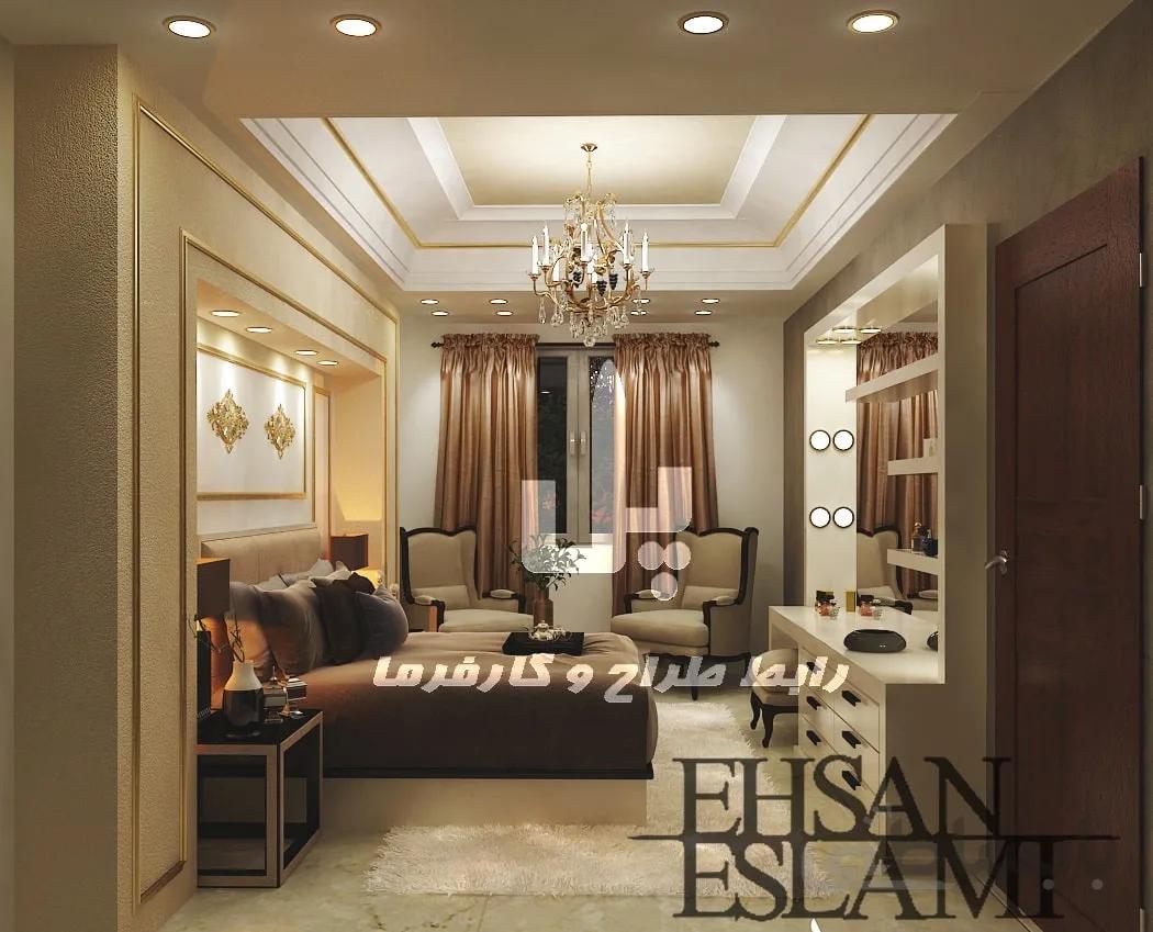 مدل سازی معماری داخلی ( طراح: احسان اسلامی)