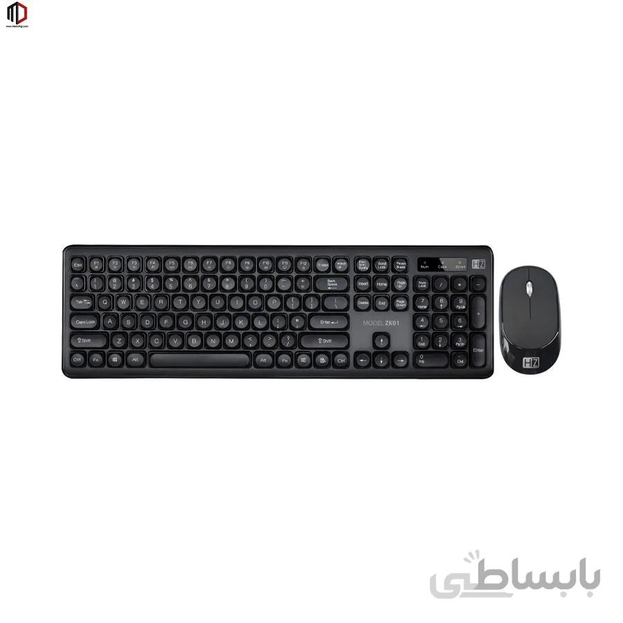 کیبورد و ماوس بی سیم HZ مدل ZK01