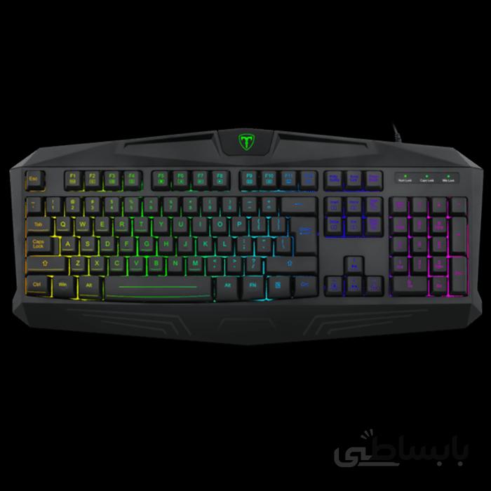 کیبورد گیمینگ تی دگر Tanker T-TGK202 ا T-DAGGER Tanker T-TGK202 RGB Gaming Keyboard