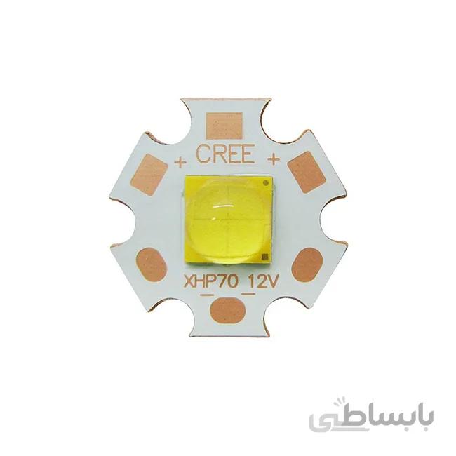 لامپ نور سفید کِری CREE XHP70.2 12V