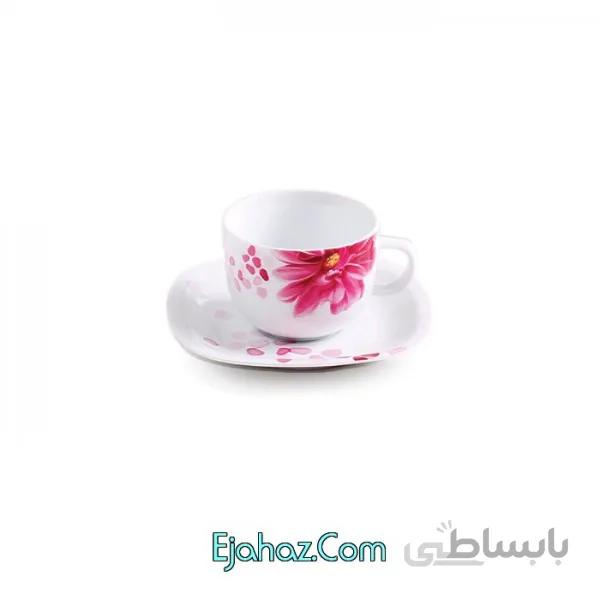 آنجلیکا سری کواترو سرویس چینی زرین ایران 12 پارچه چای خوری آنجلیکا 6 نفره درجه: عالی