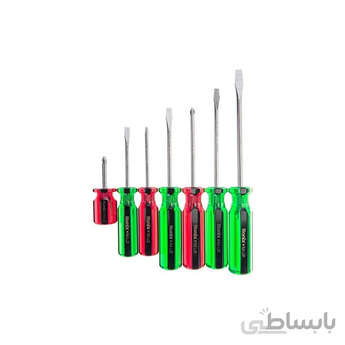 مجموعه 7 عددی پیچ گوشتی رونیکس مدل RH-2701