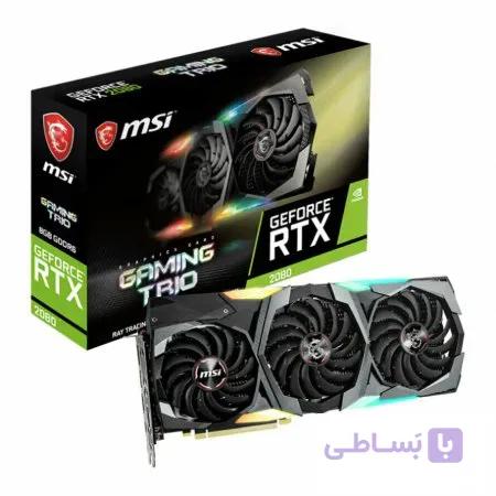 کارت گرافیک ام اس آی مدل MSI GeForce RTX 2080 GAMING TRIO 8GB DDR6