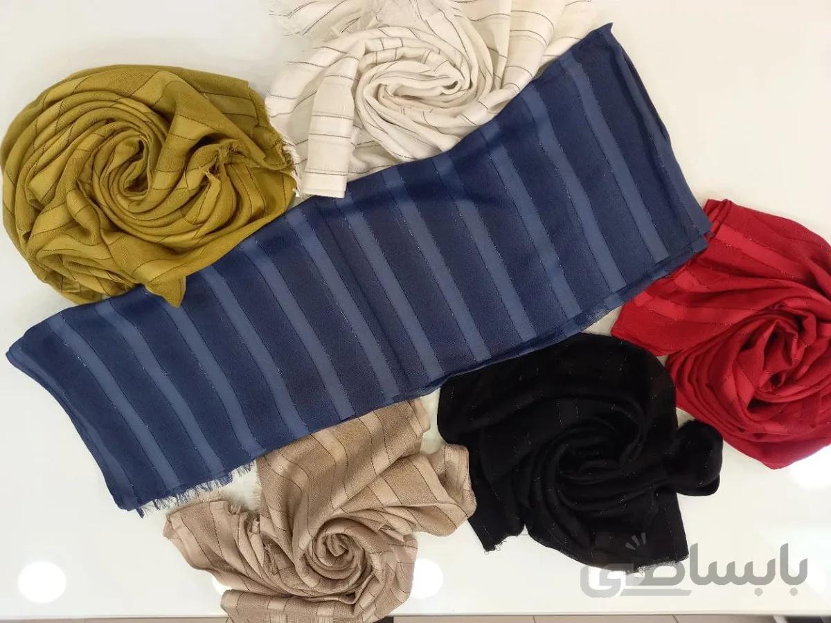 شال طرح اتوبانی خاکی