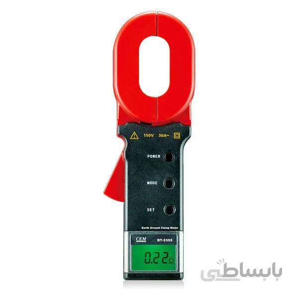 ارت سنج کلمپی سم مدل CEM DT-3355 ا EARTH TESTER CEM DT-3355