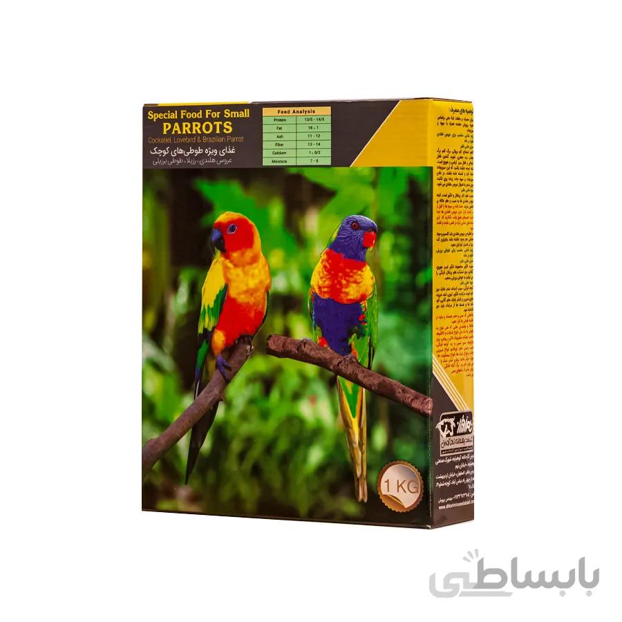 غذای ویژه طوطی سانان متوسط و کوچک جسه