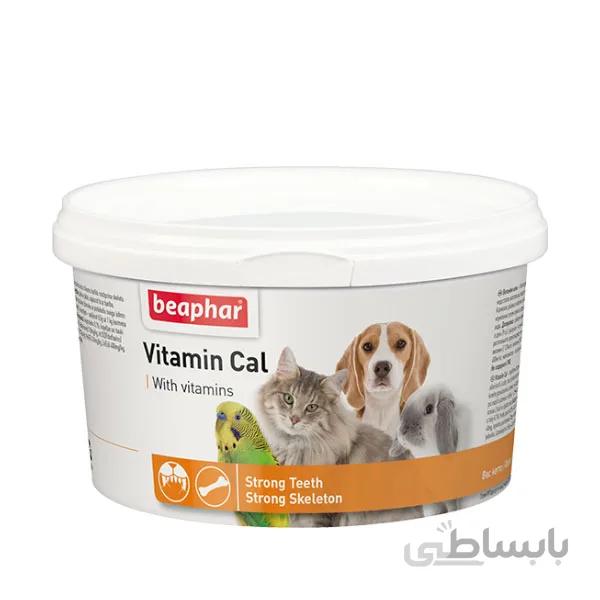 مکمل پودر استخوان همراه با ویتامین بیفار – Beaphar Vitamin Cal