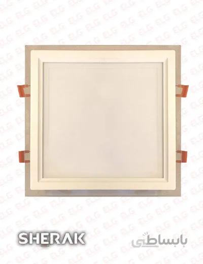 پنل دور شیشه مربع 24 وات SMD شراک