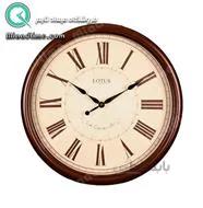 ساعت دیواری چوبی لوتوس مدل 355