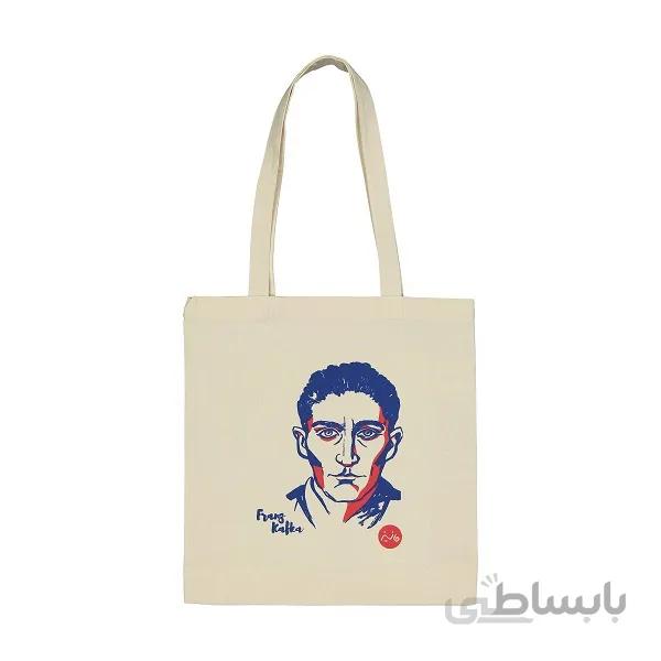 ساک خرید پارچه ای مانیز طرح مشاهیر مدل کافکا
