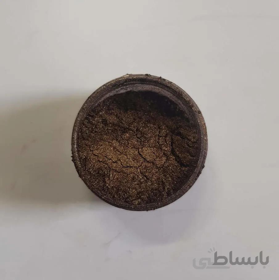 رنگ پودری قهوه ای سیر