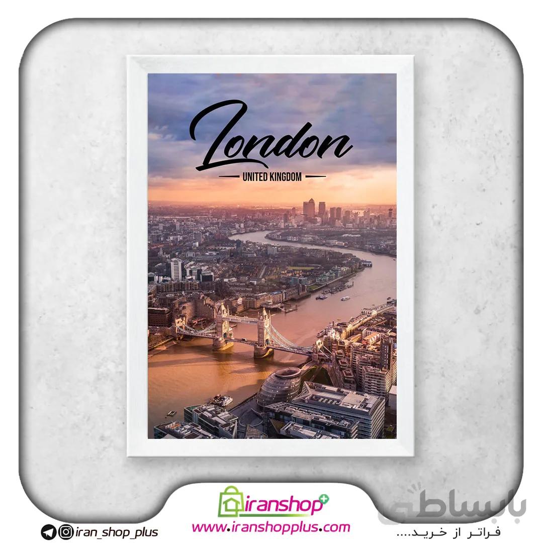 تابلو پوستر شهر لندن با تم Famous Cities