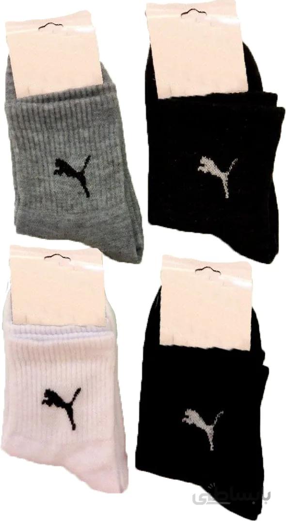 جوراب نیم ساق طرح PUMA کد 206 خاکستری