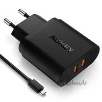 شارژر دیواری آکی مدل PA-T16 ا aukey Pa-T16 wall-charger