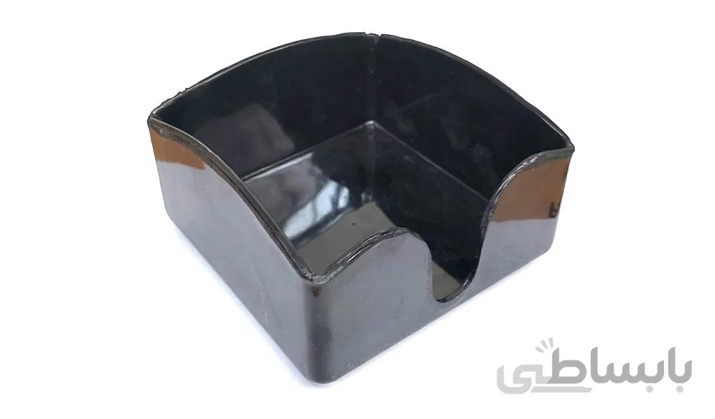 جای کاغذ یادداشت طلقی رنگ مشکی
