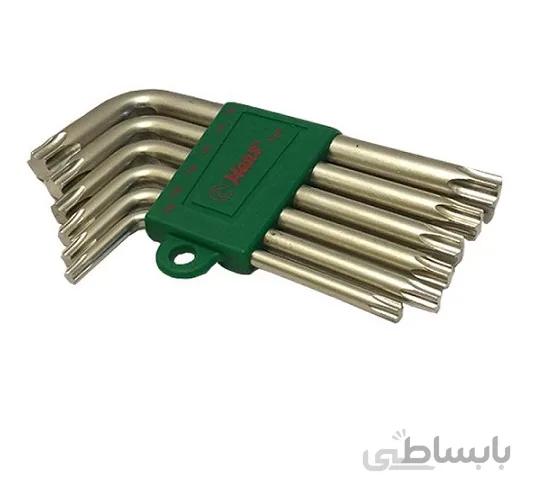 مجموعه 6 عددی آچار آلن ستاره ای هنس مدل 16744.8T