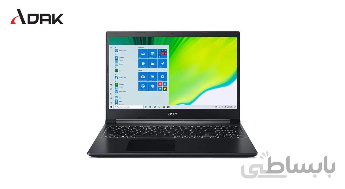 لپ تاپ ایسر Aspire 7 A715-42G-R9W3-A ا Acer R5 5500U-16GB-512SSD-4GB 1650-FHD Laptop
